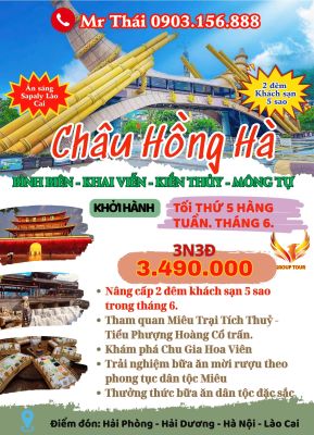 BÌNH BIÊN - KIẾN THỦY - MÔNG TỰ - KHAI VIỄN